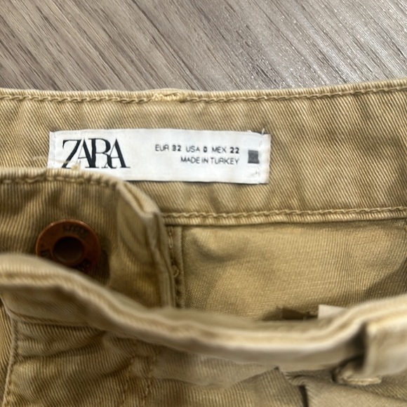 Zara high waisted baggy pants size 0 - Picture 3 of 5